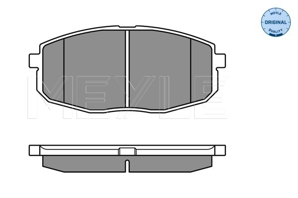 Placute frana MEYLE 0252396617/W
