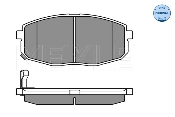 Placute frana MEYLE 0252396617/W