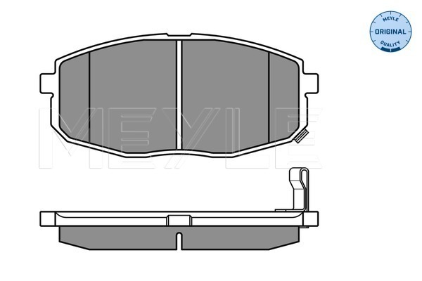 Placute frana MEYLE 0252396617/W