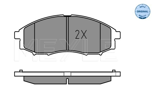 Placute frana MEYLE 0252397017/W