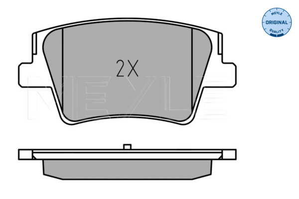 Placute frana MEYLE 0252400016