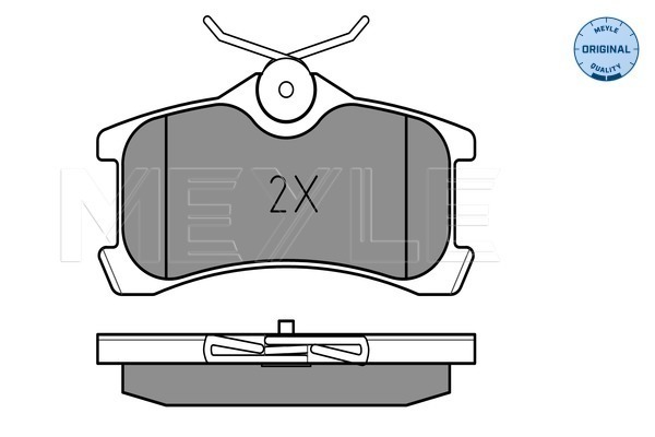 Placute frana MEYLE 0252401314/W