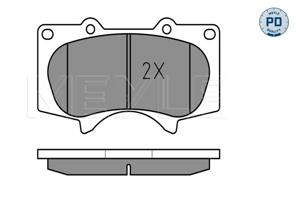 Placute frana MEYLE 0252402417/PD