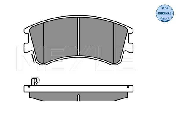 Placute frana MEYLE 0252404618/W