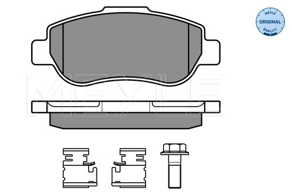 Placute frana MEYLE 0252407217/W