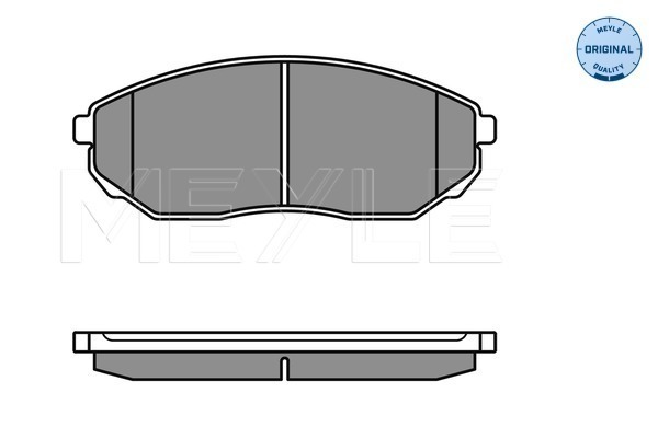 Placute frana MEYLE 0252409217/W