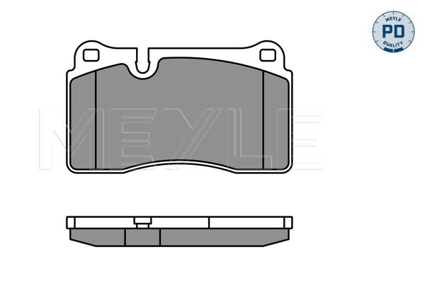 Placute frana MEYLE 0252409817/PD