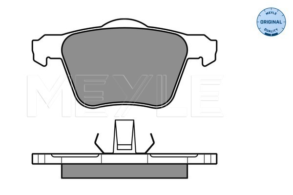 Placute frana MEYLE 0252414119