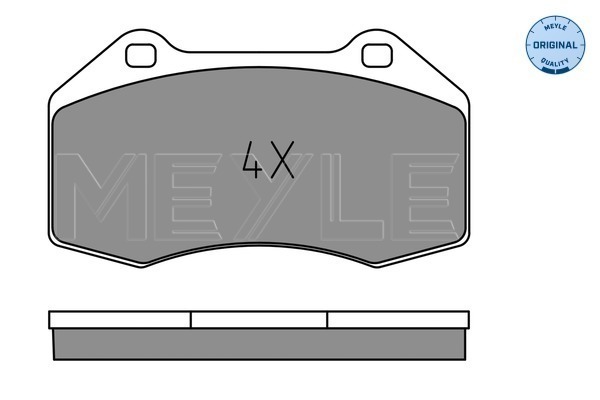 Placute frana MEYLE 025 241 6215