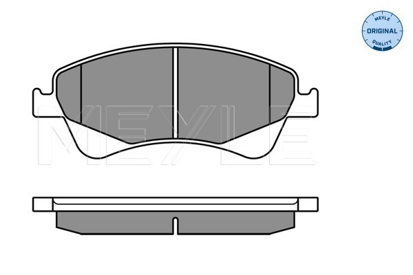 Placute frana MEYLE 0252420419/W
