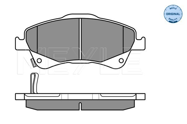 Placute frana MEYLE 0252420419/W
