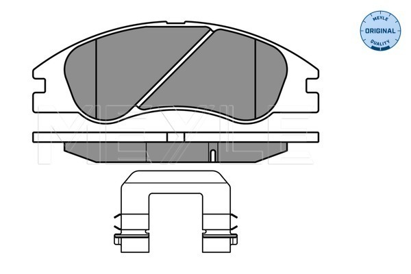 Placute frana MEYLE 0252421817/W