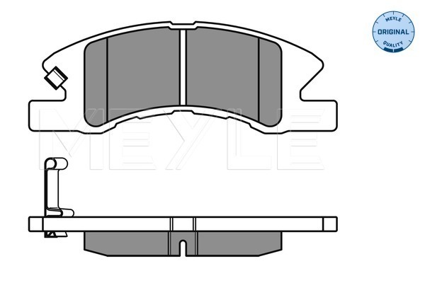 Placute frana MEYLE 0252422914/W