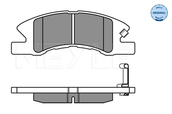 Placute frana MEYLE 0252422914/W