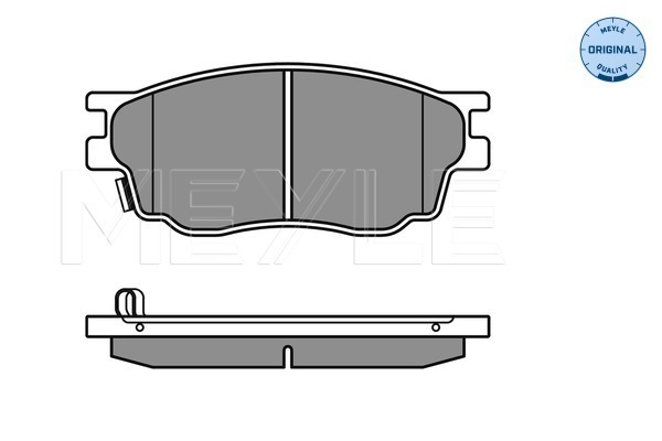 Placute frana MEYLE 0252424616/W