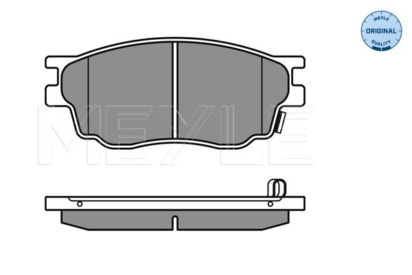 Placute frana MEYLE 0252424616/W