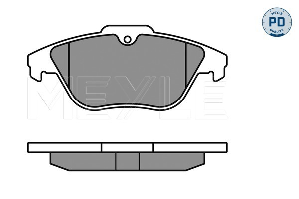 Placute frana MEYLE 0252425317/PD
