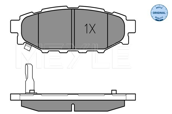 Placute frana MEYLE 025 242 7114/W