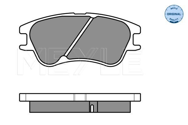 Placute frana MEYLE 0252427713/W