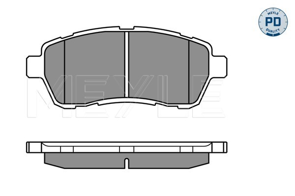 Placute frana MEYLE 0252428316/PD
