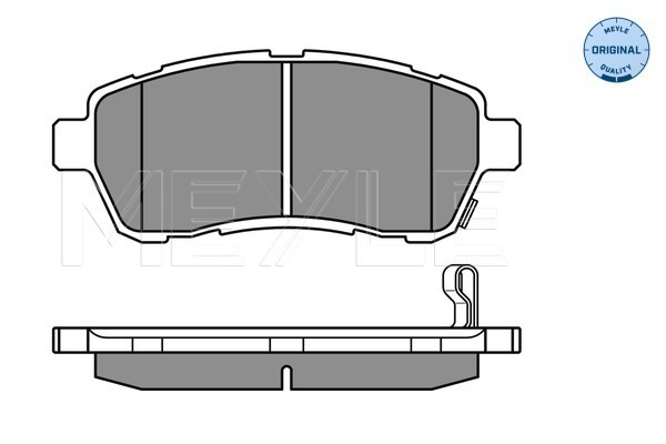 Placute frana MEYLE 0252428316/W