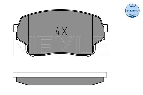 Placute frana MEYLE 0252430115/W