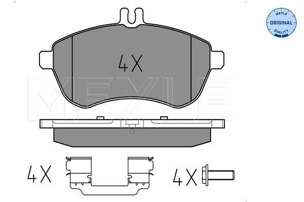 Placute frana MEYLE 0252430620/K1