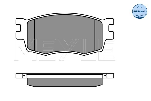 Placute frana MEYLE 0252431717/W