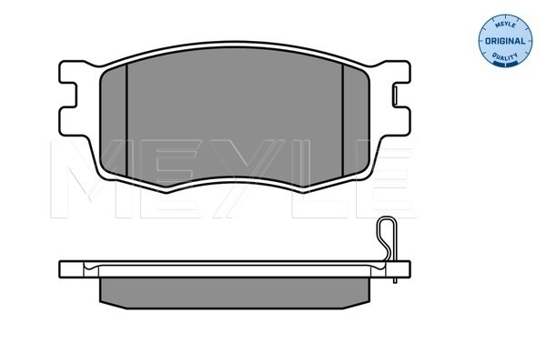 Placute frana MEYLE 0252431717/W