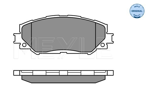 Placute frana MEYLE 0252433617