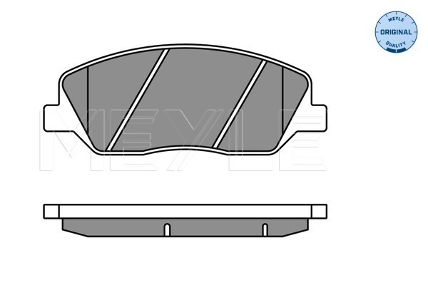 Placute frana MEYLE 0252435117/W