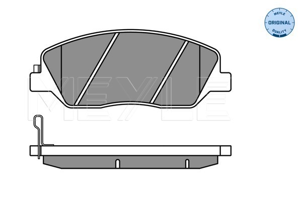 Placute frana MEYLE 0252435117/W