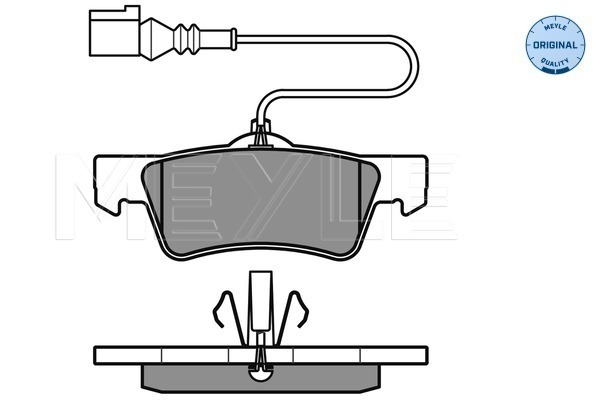 Placute frana MEYLE 0252436719/W