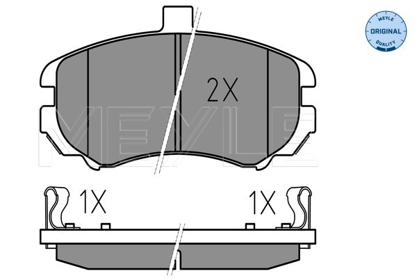 Placute frana MEYLE 0252436917/W