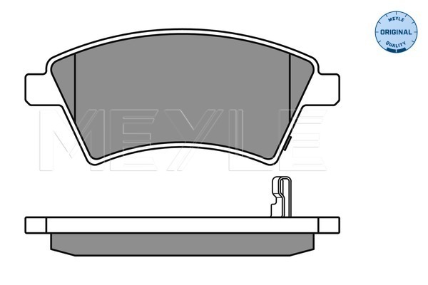 Placute frana MEYLE 0252439116/W