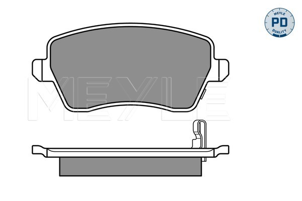 Placute frana MEYLE 0252440317/PD