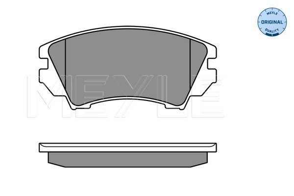 Placute frana MEYLE 0252441219/W