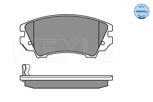 Placute frana MEYLE 0252441219/W