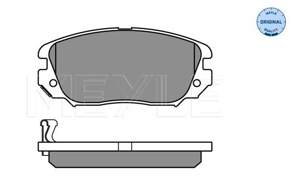 Placute frana MEYLE 0252441519/W