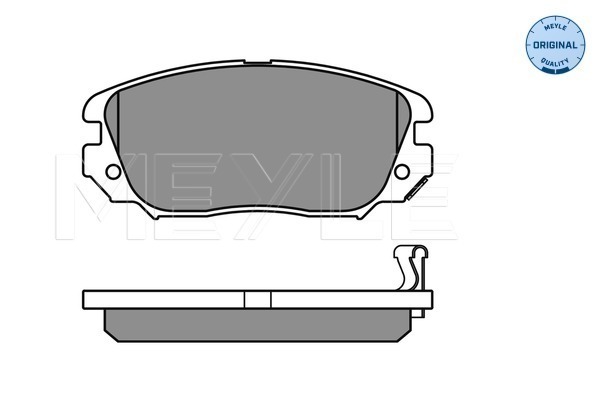 Placute frana MEYLE 0252441519/W