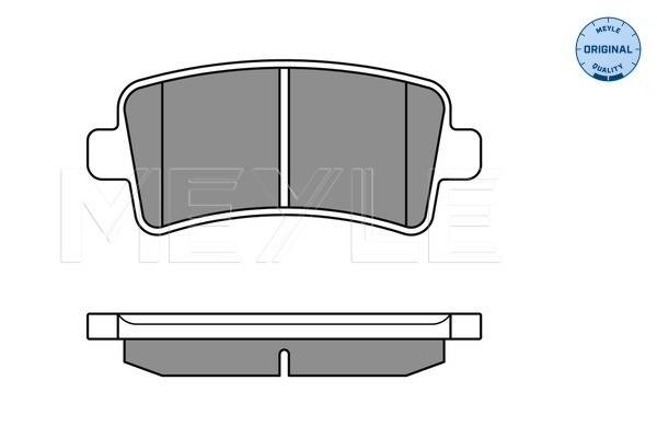 Placute frana MEYLE 0252442116/W