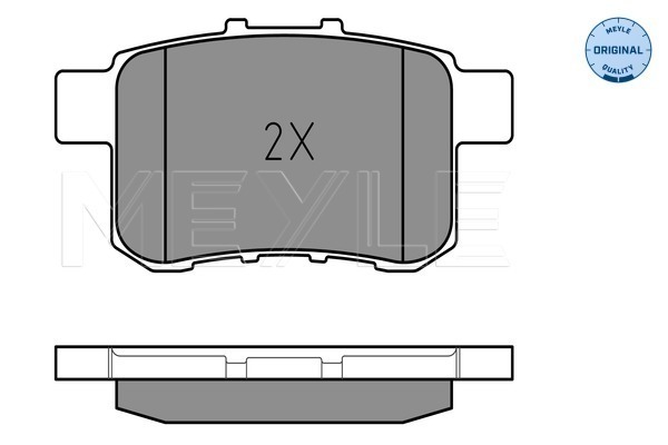 Placute frana MEYLE 0252443514/W