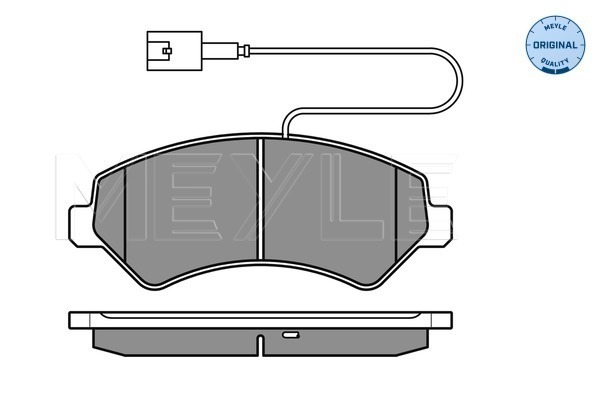 Placute frana MEYLE 0252446619/W1