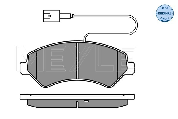 Placute frana MEYLE 0252446619/W2