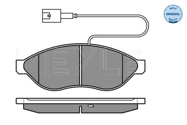Placute frana MEYLE 0252446819/W1
