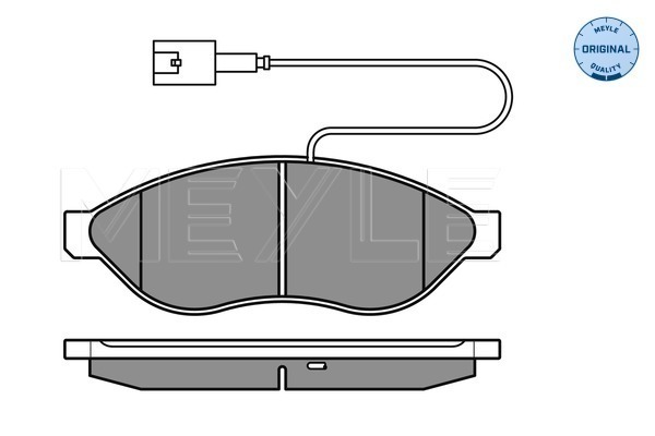 Placute frana MEYLE 0252446819/W2