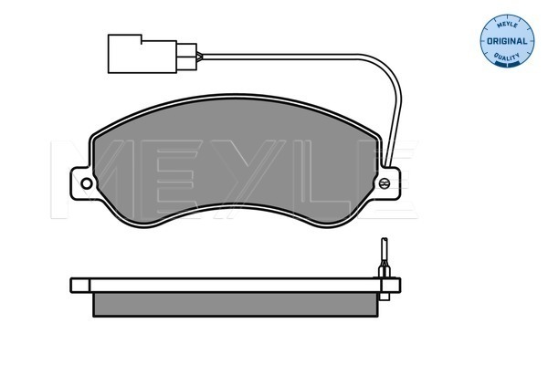 Placute frana MEYLE 0252448419/W