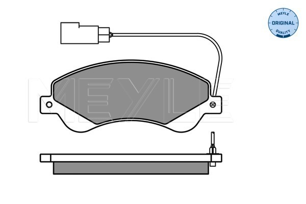 Placute frana MEYLE 0252448518/W