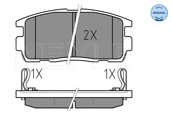Placute frana MEYLE 0252449815/W