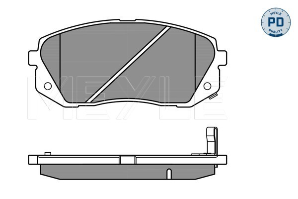 Placute frana MEYLE 0252450116/PD